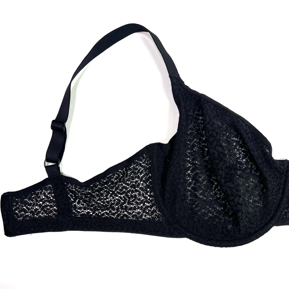 DKNY Modern Lace Unlined Underwire Bra Black Size 38DD - Picture 14 of 16